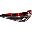 Driver and Passenger Side, Inner and Outer Halogen Tail Lights, With Bulbs, CAPA Certified