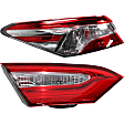 Driver Side, Inner and Outer Halogen Tail Lights, With Bulbs, CAPA CERTIFIED