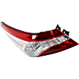 Driver Side, Inner and Outer Halogen Tail Lights, With Bulbs, CAPA CERTIFIED