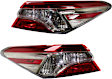 Driver and Passenger Side, Outer Tail Lights, without Bulb, Halogen, Mounts on Body, Japan Built Vehicle, CAPA Certified