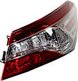 Driver and Passenger Side, Outer Tail Lights, without Bulb, Halogen, Mounts on Body, Japan Built Vehicle, CAPA Certified
