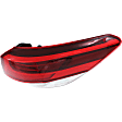 Driver and Passenger Side, Inner and Outer Halogen/LED Combo Tail Light, With bulb(s), OE Replacement