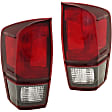 Driver and Passenger Side Halogen Tail Light, With bulb(s), OE Replacement