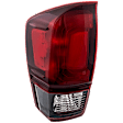 Driver and Passenger Side Halogen Tail Light, With bulb(s), OE Replacement, CAPA Certified