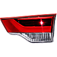 Passenger Side, Inner and Outer Halogen/LED Combo Tail Light, With bulb(s), OE Replacement