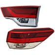Passenger Side, Inner and Outer LED Tail Light, With bulb(s), OE Replacement