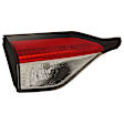 Driver and Passenger Side, Inner and Outer Halogen Tail Light, Without bulb(s), OE Replacement