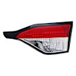 Driver and Passenger Side, Inner and Outer Halogen Tail Light, Without bulb(s), OE Replacement, CAPA Certified