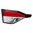 Driver and Passenger Side, Inner and Outer Halogen Tail Light, Without bulb(s), OE Replacement, CAPA Certified