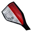 Driver and Passenger Side, Inner and Outer Halogen Tail Light, Without bulb(s), OE Replacement, CAPA Certified