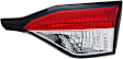 Driver and Passenger Side Tail Lights, without Bulbs, Halogen, Sedan, Japan Built Vehicle, Mounts On Luggage Lid, CAPA CERTIFIED