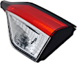 Driver and Passenger Side Tail Lights, without Bulbs, Halogen, Sedan, Japan Built Vehicle, Mounts On Luggage Lid, CAPA CERTIFIED
