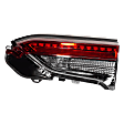 Driver and Passenger Side, Inner and Outer Tail Lights, with Bulbs, Halogen/LED Combo, North America Built Vehicle