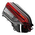 Driver and Passenger Side, Inner and Outer Tail Lights, with Bulbs, Halogen/LED Combo, North America Built Vehicle