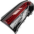 Driver Side, Inner And Outer Halogen/LED Combo Tail Light, With bulb(s), OE Replacement, CAPA Certified