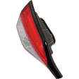 Tail Lights, without Bulb, Halogen, Sedan, Mounts On Luggage Lid