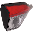 Tail Lights, without Bulb, Halogen, Sedan, Mounts On Luggage Lid, CAPA Certified