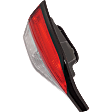Driver Side, Inner And Outer Halogen Tail Light, Without bulb(s), OE Replacement