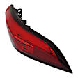 Driver and Passenger Side, Outer Tail Lights, with Bulbs, LED, Sedan, Mounts On Body, CAPA CERTIFIED