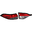 Driver Side, Inner And Outer Halogen/LED Combo Tail Light, Without bulb(s), OE Replacement, CAPA Certified