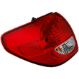 2012 Toyota Sequoia Platinum - Driver and Passenger Side, Outer Halogen Tail Light, With bulb(s), Mounts on Quarter Panel, OE Replacement