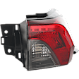 Driver and Passenger Side, Outer Halogen Tail Light, Without bulb(s), OE Replacement, CAPA Certified