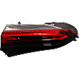 Driver and Passenger Side, Inner Halogen Tail Light, Without bulb(s), OE Replacement