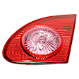Passenger Side, Inner and Outer Halogen Tail Light, Without bulb(s), OE Replacement