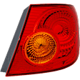 Passenger Side, Inner and Outer Halogen Tail Light, Without bulb(s), OE Replacement