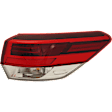 Driver and Passenger Side, Inner and Outer LED Tail Light, With bulb(s), OE Replacement