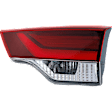 Driver and Passenger Side, Inner LED Tail Light, With bulb(s), OE Replacement