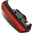 Driver and Passenger Side, Inner and Outer LED Tail Light, With bulb(s), OE Replacement