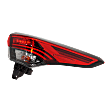 2023 Toyota Highlander LE - Passenger Side, Inner and Outer LED Tail Light, With bulb(s), Mounts on Liftgate, Mounts on Body, OE Replacement