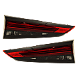 Driver and Passenger Side, Inner LED Tail Light, With bulb(s), OE Replacement