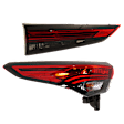 Driver Side, Inner And Outer LED Tail Light, With bulb(s), OE Replacement, CAPA Certified