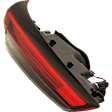 Driver Side, Inner And Outer LED Tail Light, With bulb(s), OE Replacement, CAPA Certified