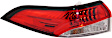 Driver Side, Halogen/LED Combo Tail Lights, (2.0L, Sedan)/1.8L Engine, North America Built Vehicle, CAPA CERTIFIED