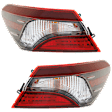 Driver and Passenger Side, Outer LED Tail Light, With bulb(s), OE Replacement