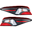 Driver and Passenger Side, Outer Halogen Tail Light, With bulb(s), OE Replacement, CAPA Certified