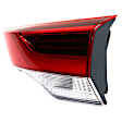 Driver and Passenger Side, Inner and Outer Halogen Tail Light, With bulb(s), OE Replacement