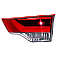 Passenger Side, Inner and Outer Halogen Tail Light, With bulb(s), OE Replacement