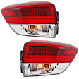 Driver and Passenger Side, Outer Halogen Tail Light, With bulb(s), OE Replacement