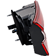Driver and Passenger Side, Inner and Outer Halogen Tail Light, With bulb(s), OE Replacement