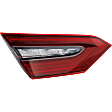 Driver and Passenger Side, Inner Tail Lights, with Bulbs, LED, Clear and Red Lens