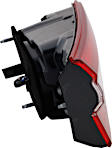 Driver Side, Inner And Outer Halogen Tail Light, With bulb(s), OE Replacement, CAPA Certified