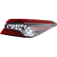 Driver and Passenger Side, Outer Halogen Tail Light, With bulb(s), OE Replacement