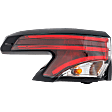 Driver and Passenger Side, Outer Halogen Tail Light, With bulb(s), OE Replacement
