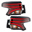 Driver and Passenger Side, Outer Halogen Tail Light, With bulb(s), OE Replacement