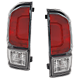 Driver and Passenger Side Halogen Tail Light, With bulb(s), OE Replacement