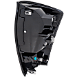 Driver and Passenger Side Halogen Tail Light, With bulb(s), OE Replacement